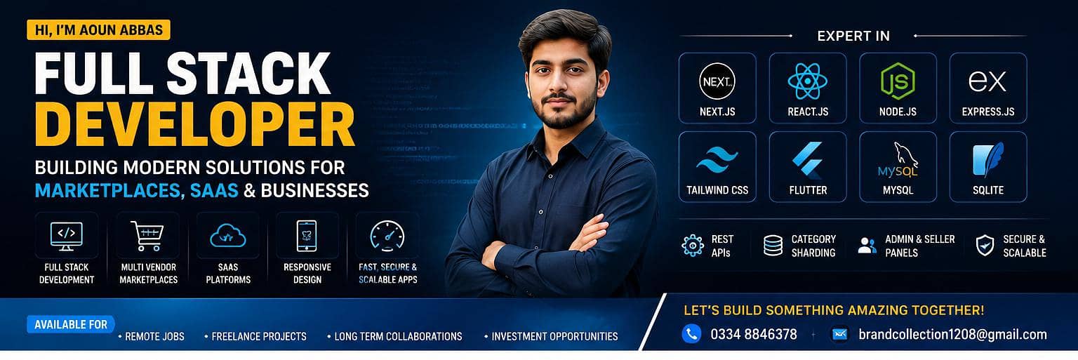 Full Stack Developer Available For Projects & Remote Jobs 1