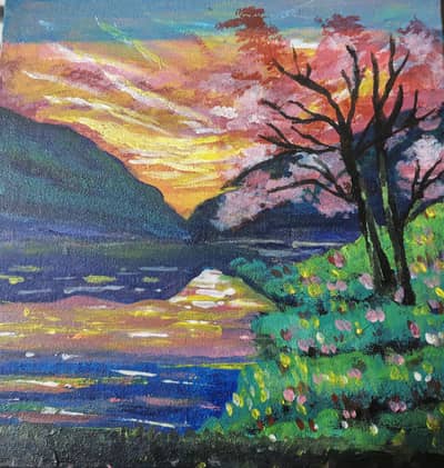 Handmade canvases painting