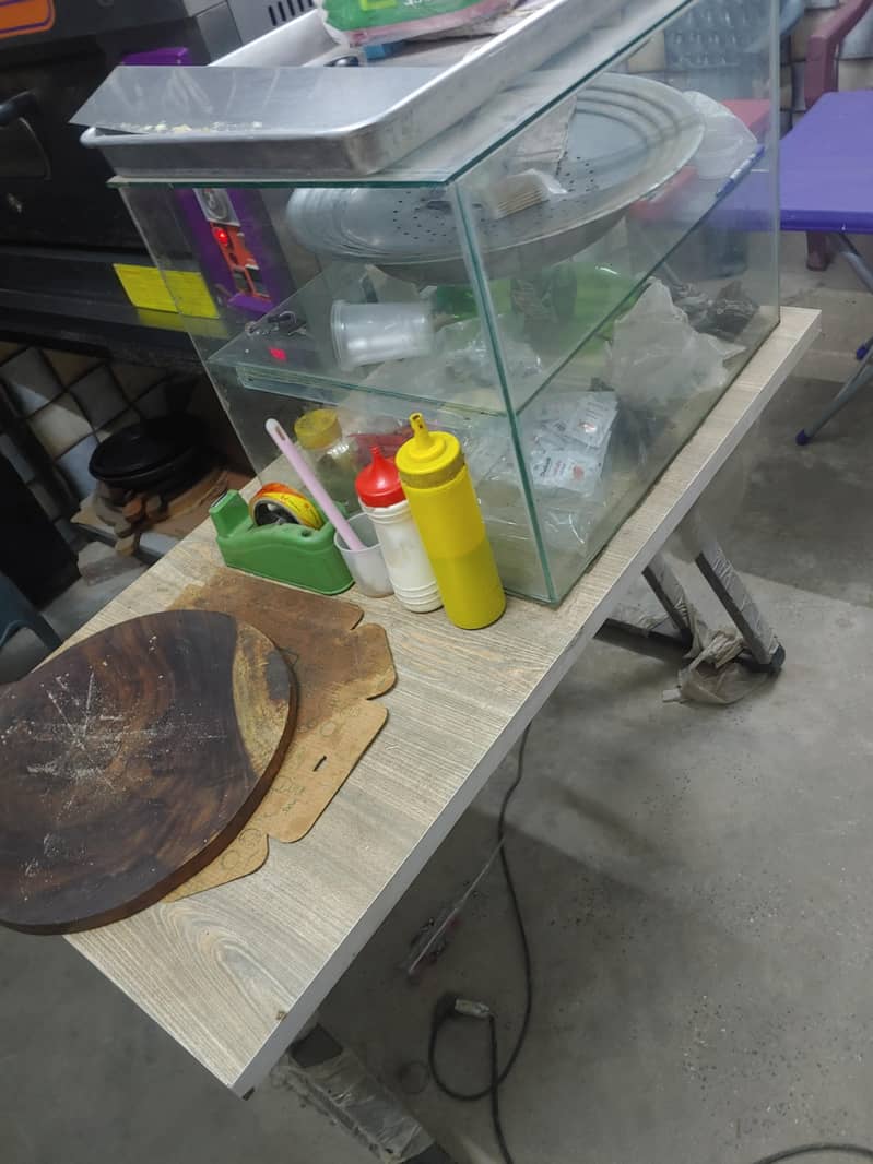 Small pizza setup complete 4