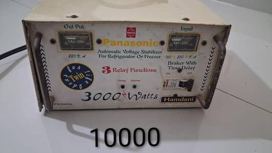 Panasonic stabilizer 3000 watt.