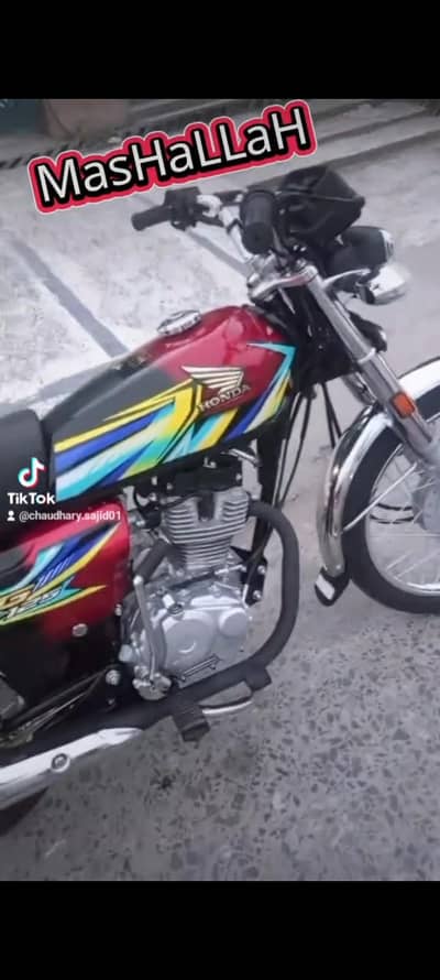 cg 125 se only 2200 km use only half self start 03345432183 whsatpp