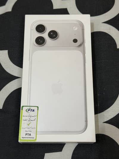 Iphone 17 pro max 256GB Silver - Box packed