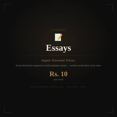 ASA WRITING SERVICES
