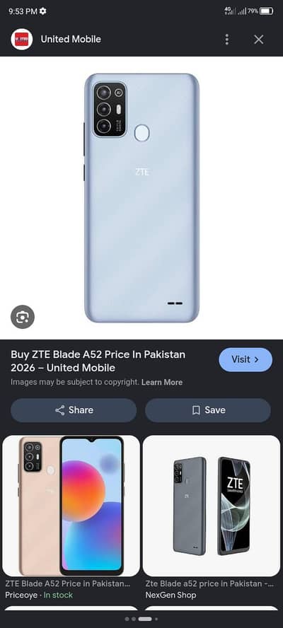 Zte Blade A52