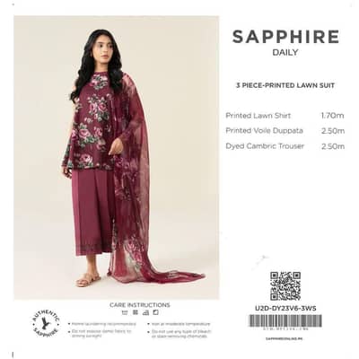 Sapphire 3 pc lawn