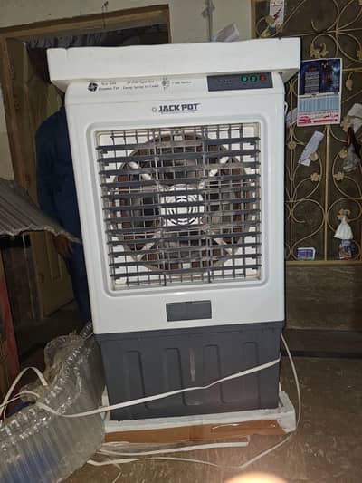 jackpot air cooler 9500 condition all ok new bilkul urgent sale