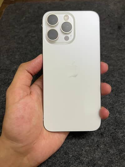 iPhone 15 Pro Max | 256GB | PTA Approved | White | 10/10 Condition