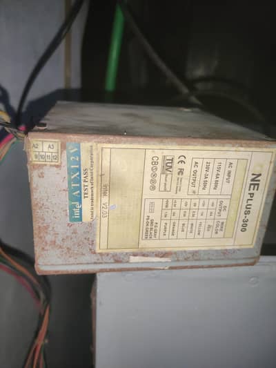 1 computer powe supply for  12 volt air cooler