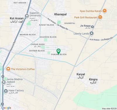 1 kanal Plot For sale in chinar Bagh Society Raiwind Road Lahore Punjab Block