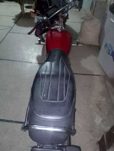 Honda CD70 2017 red-total original file available