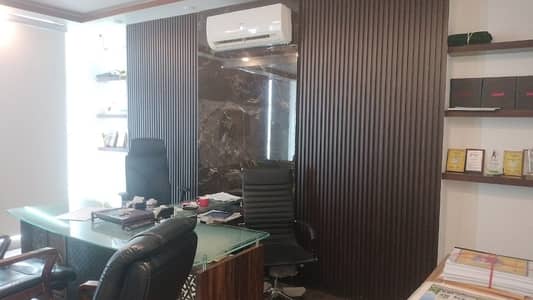 JAMI COMMERCIAL PHASE 7 VIP LAVISH FURNISHED OFFICE AVAILABLE FOR RENT RENT IS FINAL NO BROKER