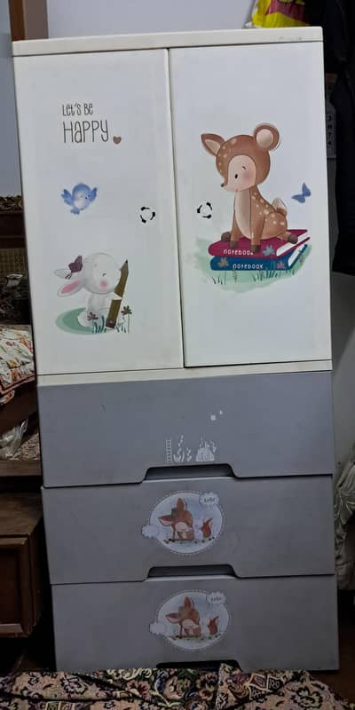kids Wardrobe plastic made