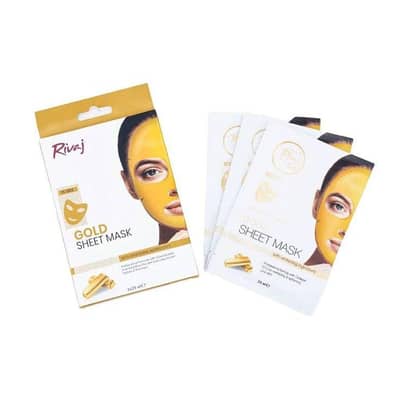Rivaj Professional Gold Peel Off Mask 20g – Blackhead & Deep Cleansing