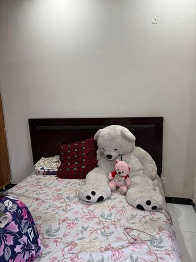 doubl bed with mattress for sale urgently
