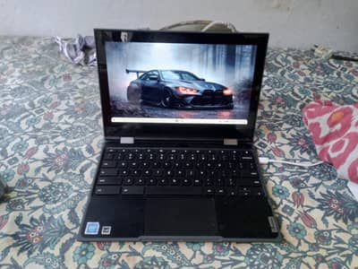 Lenovo 500e 2gen chromebook 1 week used- touch 360 bill+warranty