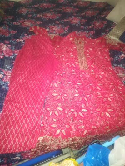 lawn jacquard dress