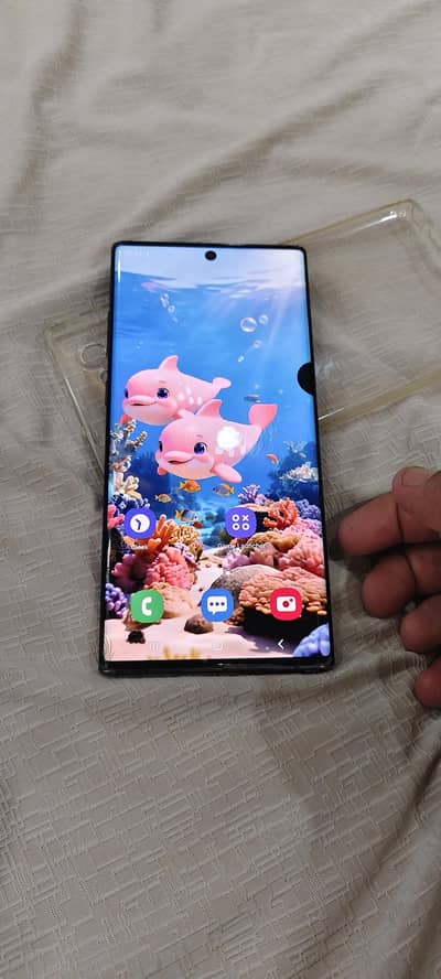 Samsung note 10plus  12 256 GB PTA ok Dule sim life time exchange any