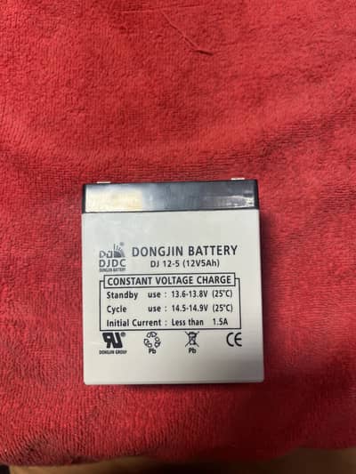 12V-5Ah stock Available