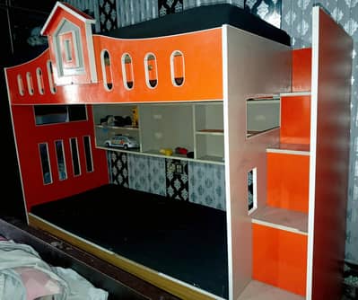 DOUBLE PORTION BED FOR CHILDREN