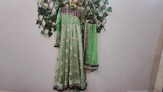 Luxury Silk maxi, work of silk and net, handmade