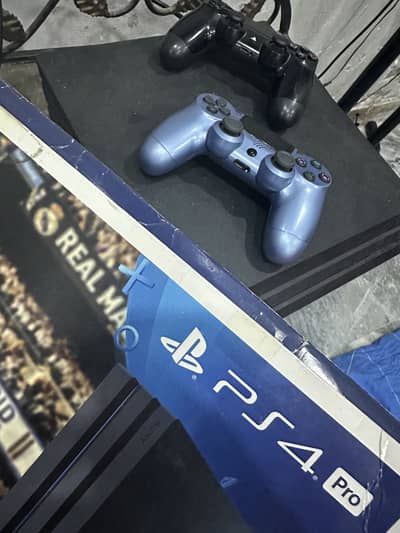 Ps 4 pro 13.05 version 1tb with box