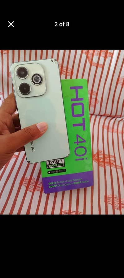 Infinix hot 40i 8/128 approved with box