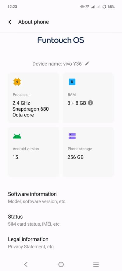 vivo y36