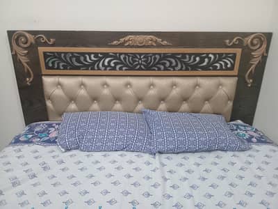 King size bed with dressing table for sale