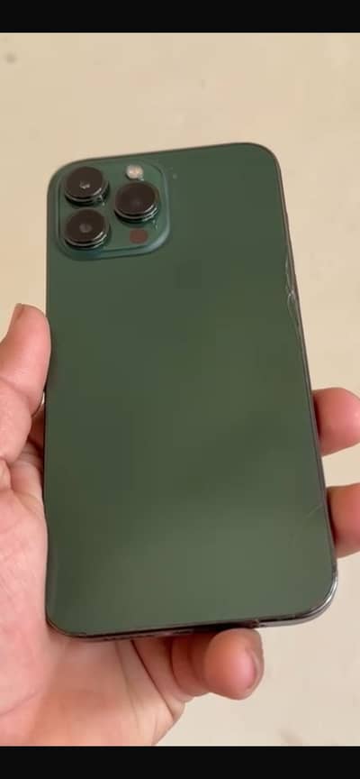 Apple iPhone 13 Pro Max 256 Gb Factry watrpack just Front glass bracj