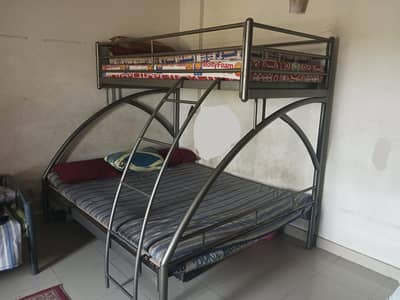 Heavy Duty Iron Bunk Bed – Family Size