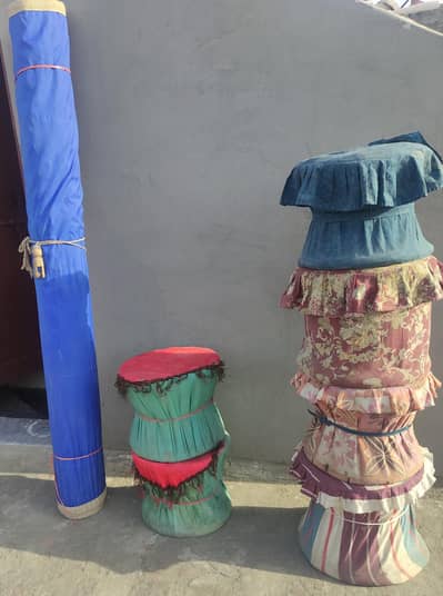 2xchik/curtain (44*48,70*53), 6 x mooray of good quality bamboo sticks