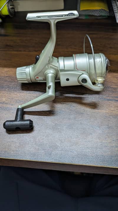 Original Garcia Cardinal X3 Spinning Reel -Vintage Silver Fishing Reel