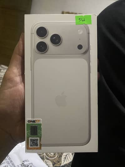 Iphone 17 pro max PTA APPROVED GNEXT Warranty