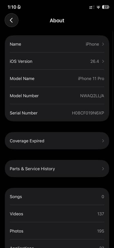 11 pro official Pta approved dual sim