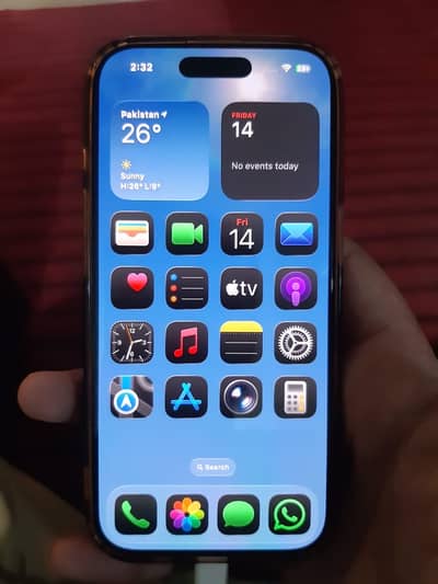 Apple iPhone 16 Pro 512 gb non PTA , desert titanium 94% battery hea