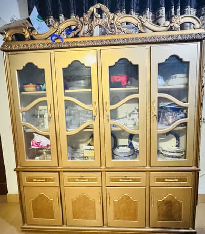 Chinioti pure wooden deco paint showcase almost new