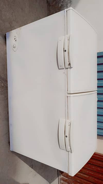 deep freezer double door bilkul genuine gas urgent for sale