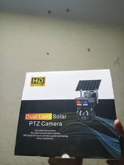 Dual Lens Solar PTZ Camera CCTV