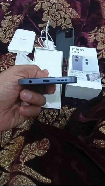 oppo a6x bilkul new condition. 4.128