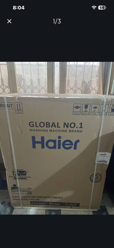 Haier washing machine