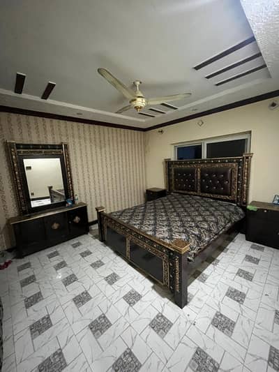 bed and side table plus dressing table