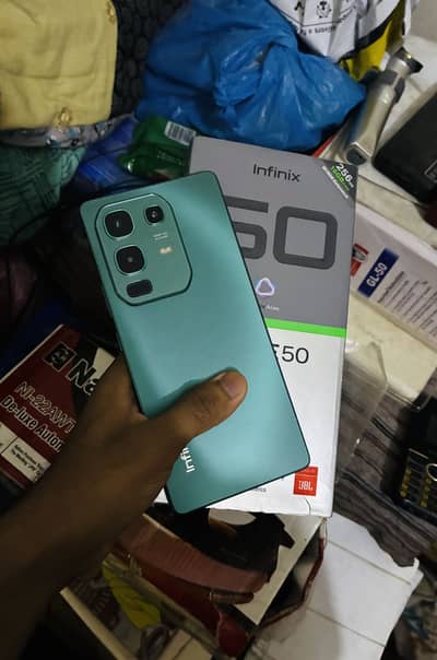 Infinix note 50 with complete saman