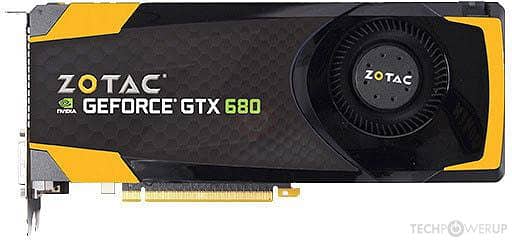 zotac GTX 680 faulty