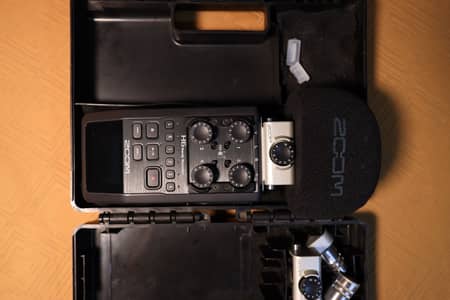 Zoom H6 recorder and Blackmagic ATEM Mini
