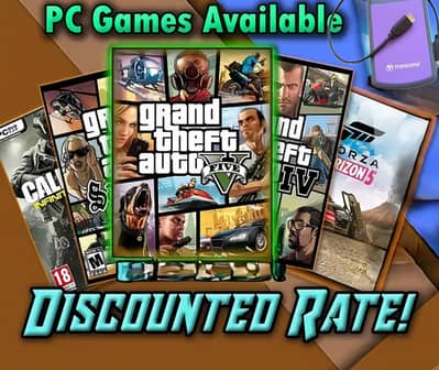 GTA 5/RDR2/COD/TEKEN8 NEW PC GAMES INSTALL KRWAY ALL OVER PAK SERVICE