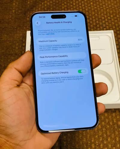 Apple I Phone 14 Pro Max PTA Approved With Box Whatsapp 03297043979