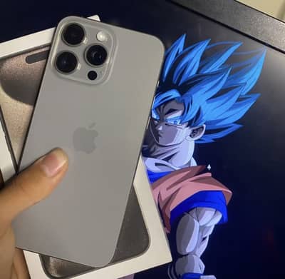 IPHONE 15 PRO MAX JV 256GB WITH COMPLETE BOX