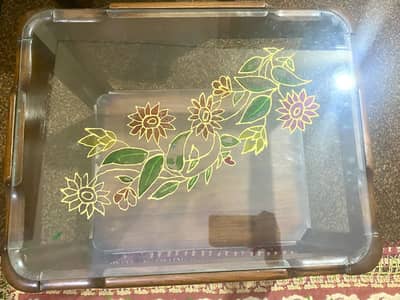 Hand Painted Mirror Table