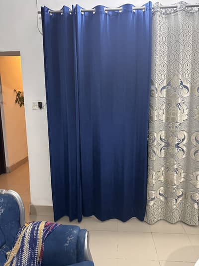 Velvet curtains