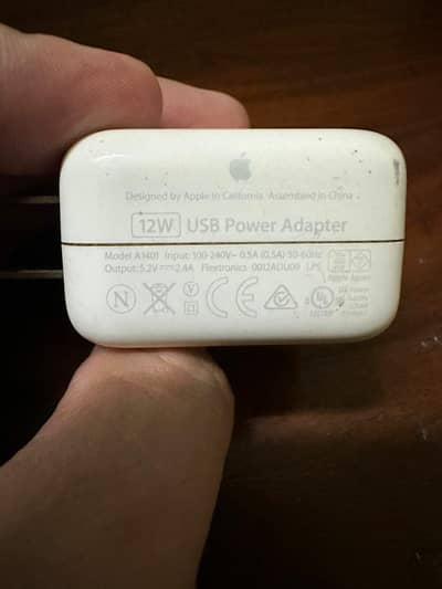 Apple iphone / ipad 12w original charger/usb power adapter